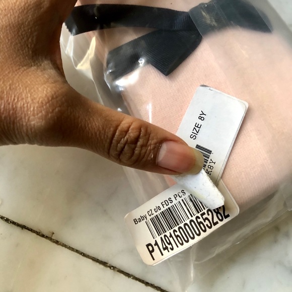 NWT Baby CZ Pink Flat Tights 8T - Picture 4 of 4